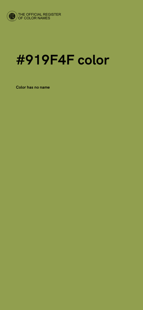 #919F4F color image