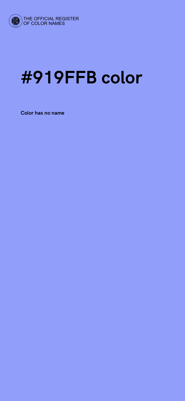 #919FFB color image