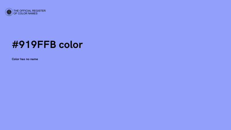 #919FFB color image