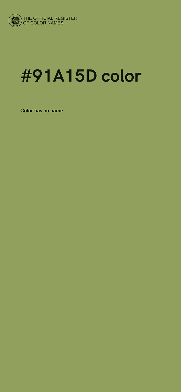 #91A15D color image