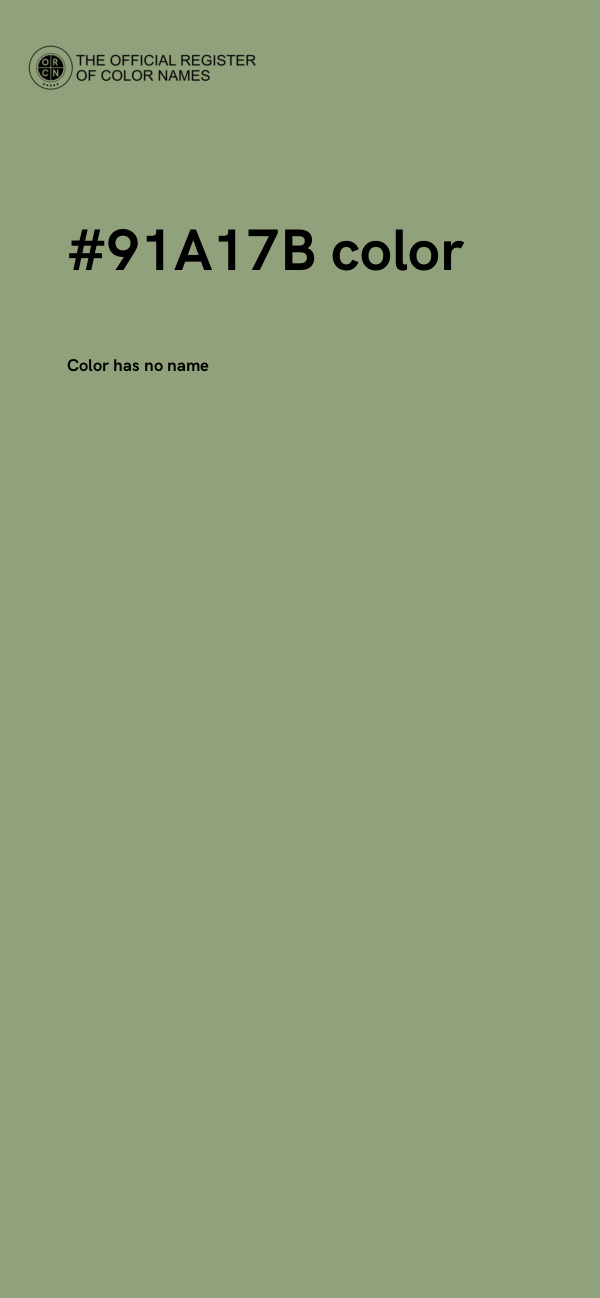 #91A17B color image