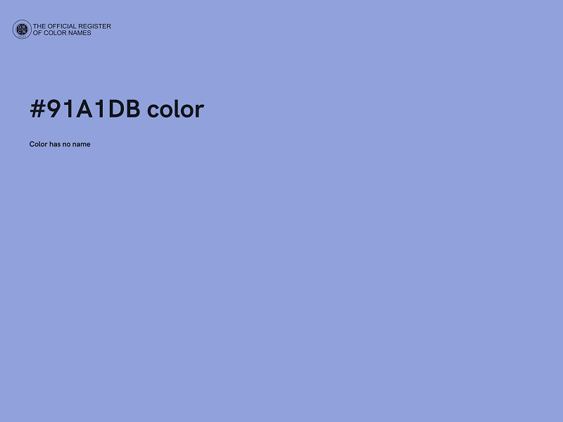 #91A1DB color image