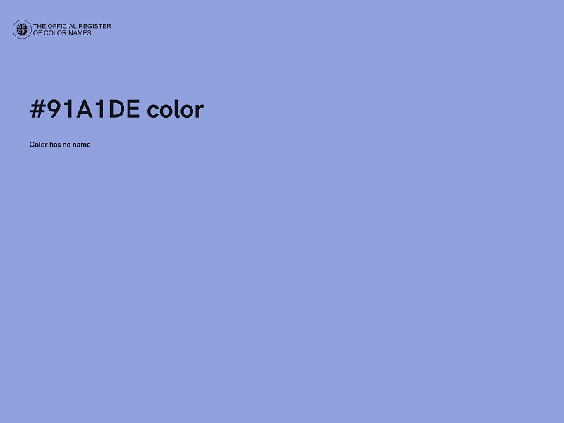 #91A1DE color image