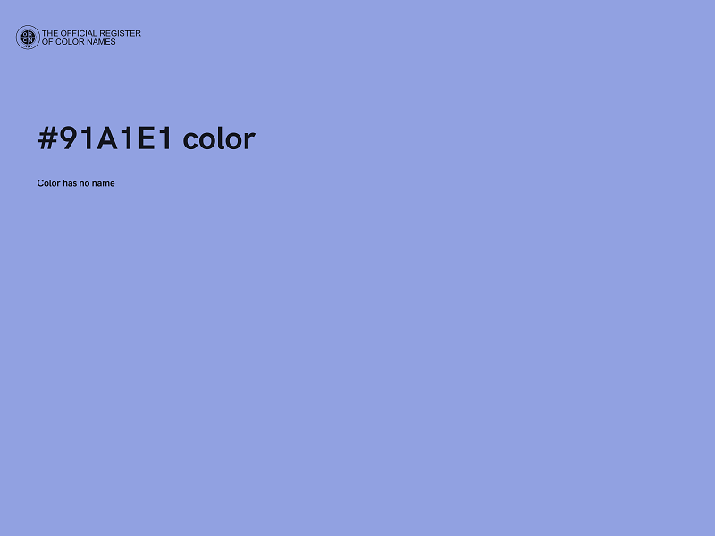 #91A1E1 color image