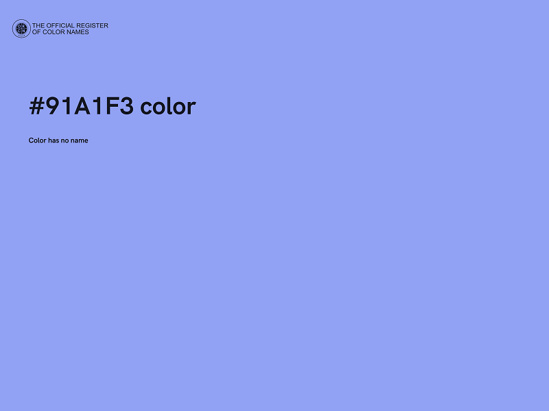 #91A1F3 color image