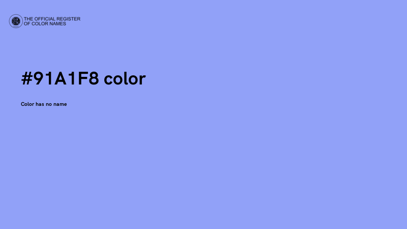 #91A1F8 color image