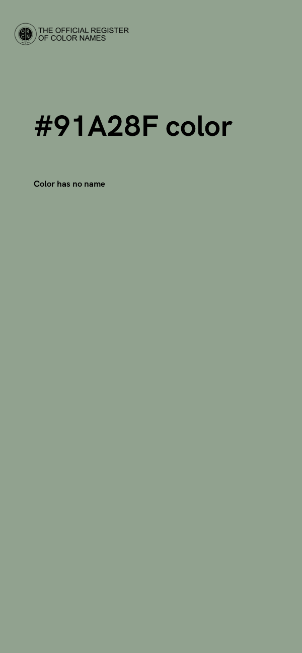 #91A28F color image