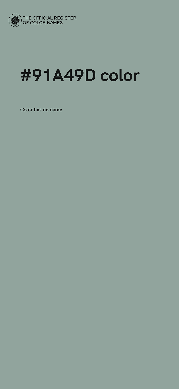 #91A49D color image