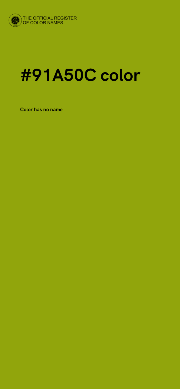 #91A50C color image