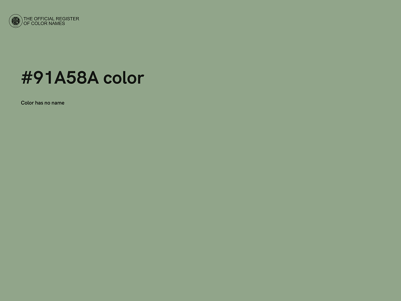 #91A58A color image