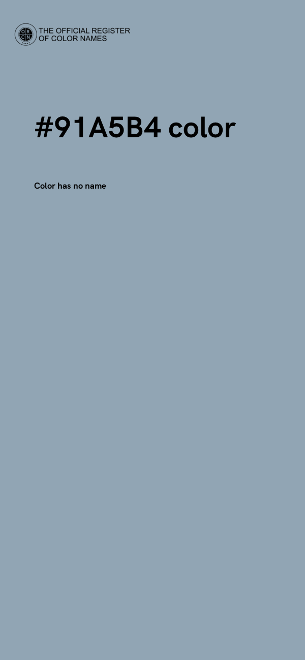 #91A5B4 color image