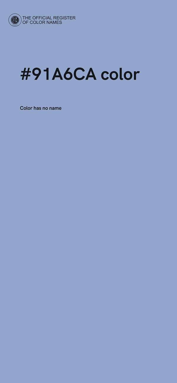 #91A6CA color image