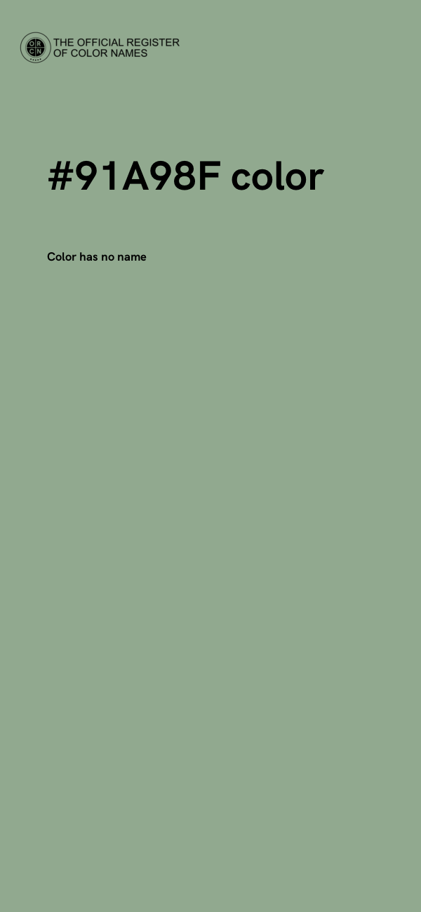 #91A98F color image
