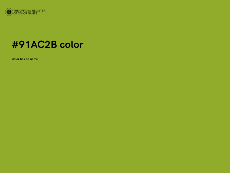 #91AC2B color image