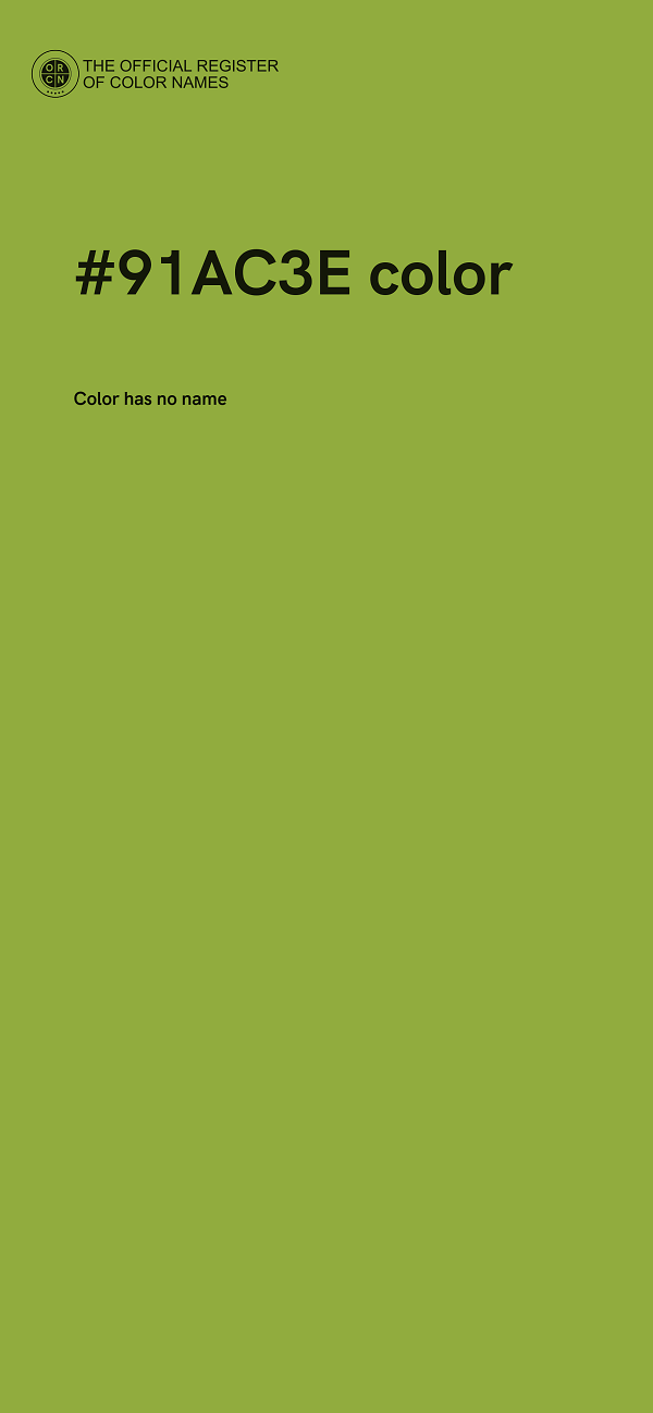 #91AC3E color image