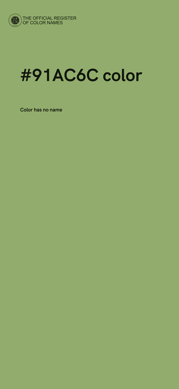 #91AC6C color image