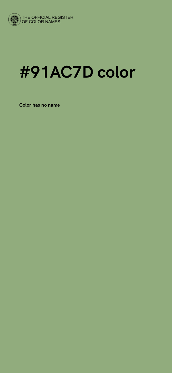 #91AC7D color image