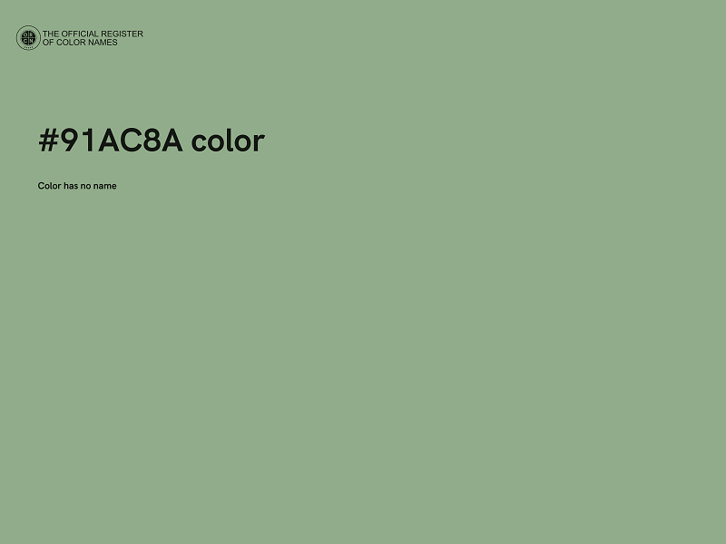 #91AC8A color image