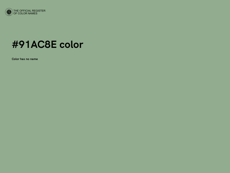 #91AC8E color image