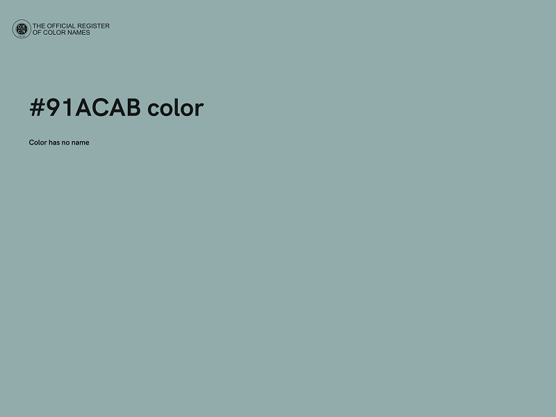 #91ACAB color image