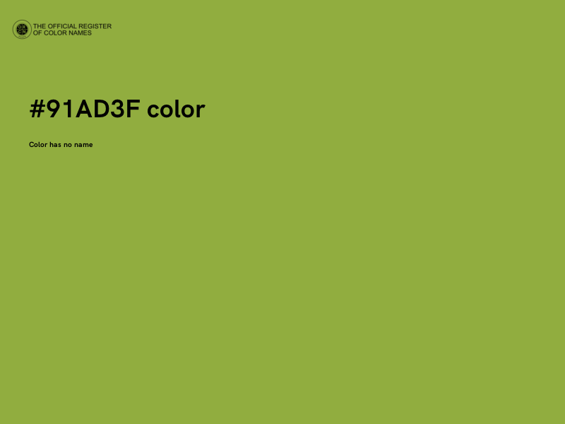 #91AD3F color image