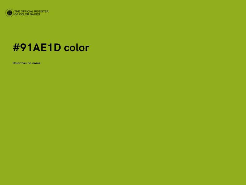 #91AE1D color image