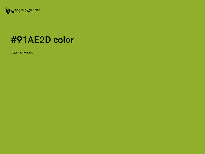 #91AE2D color image