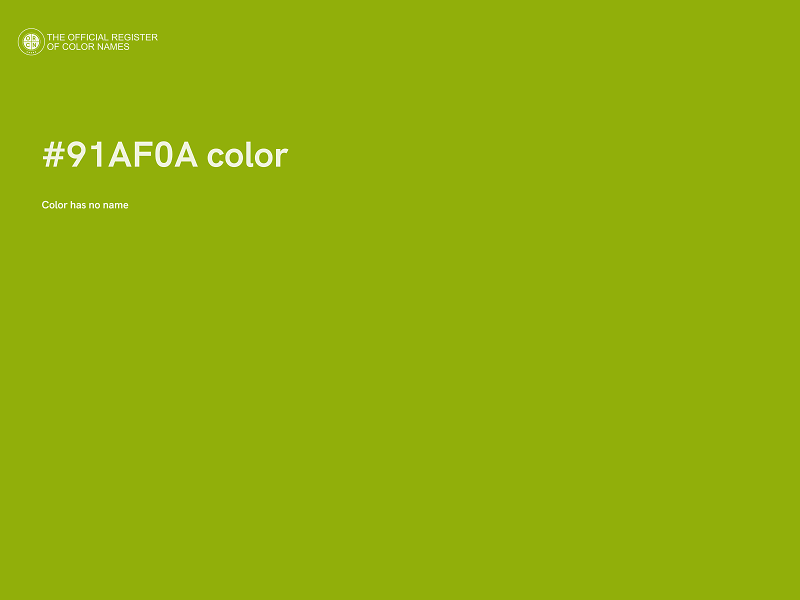 #91AF0A color image