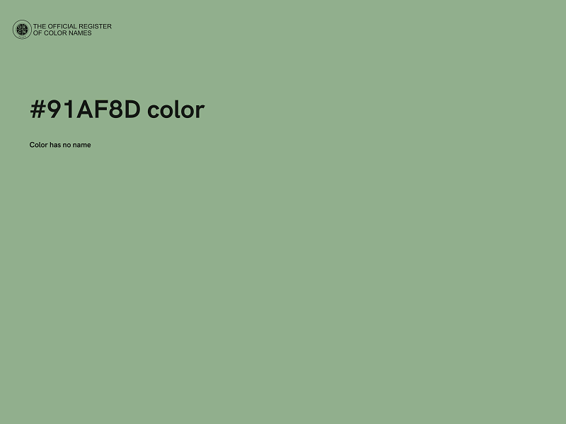 #91AF8D color image