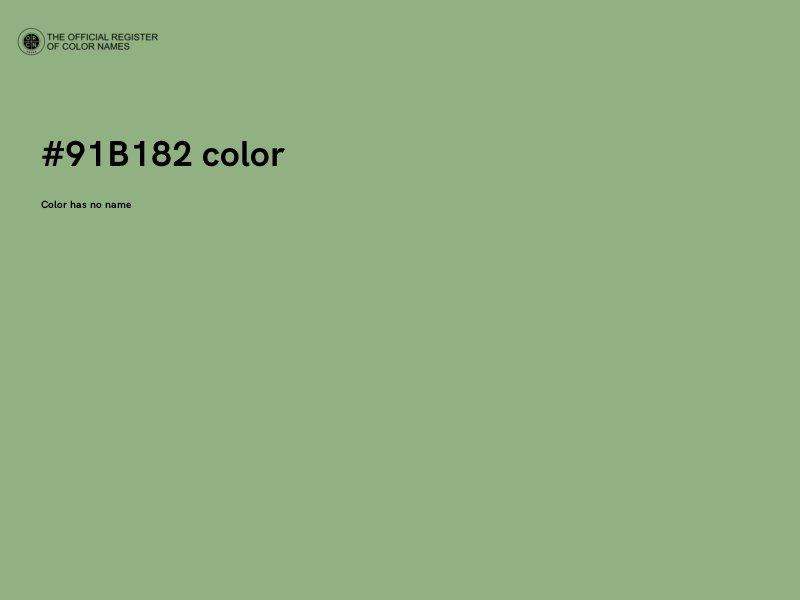 #91B182 color image