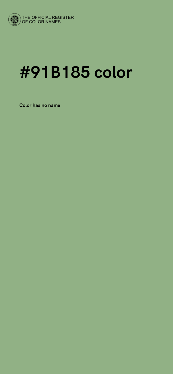 #91B185 color image