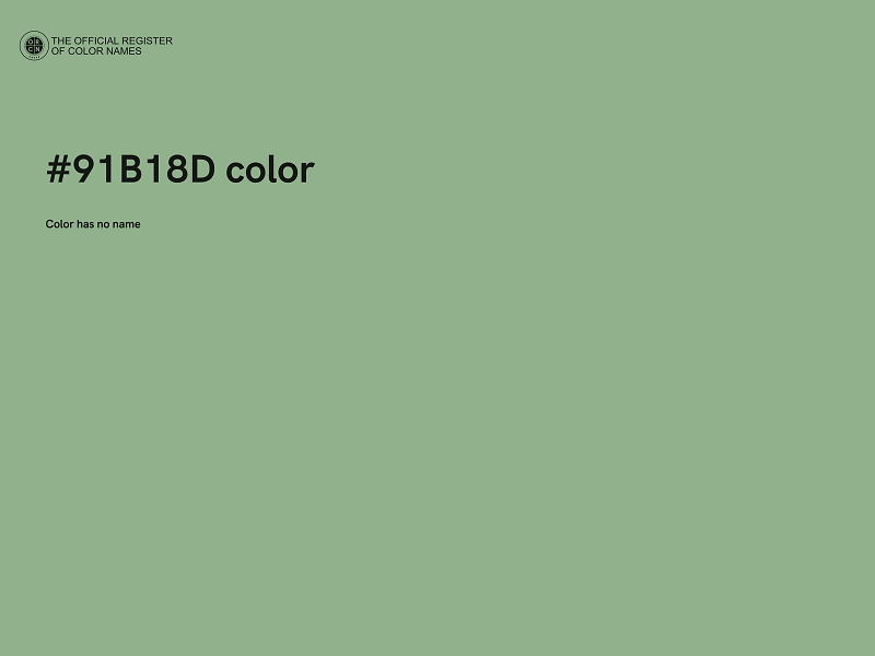 #91B18D color image