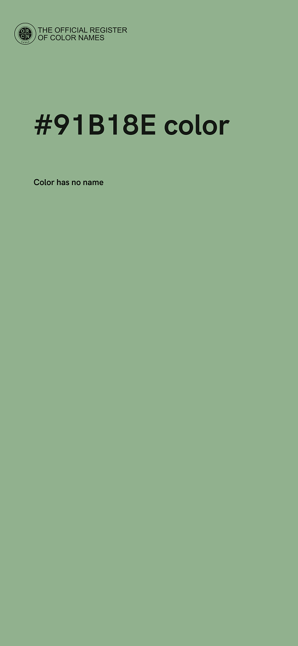 #91B18E color image