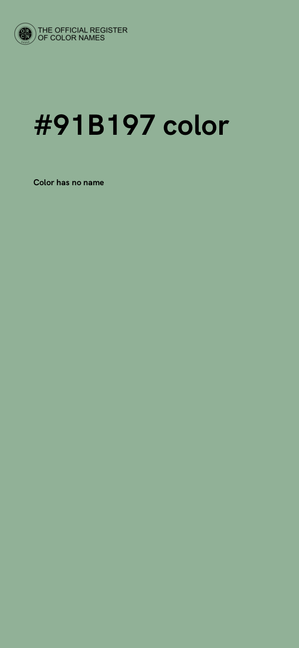 #91B197 color image