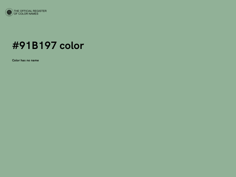 #91B197 color image