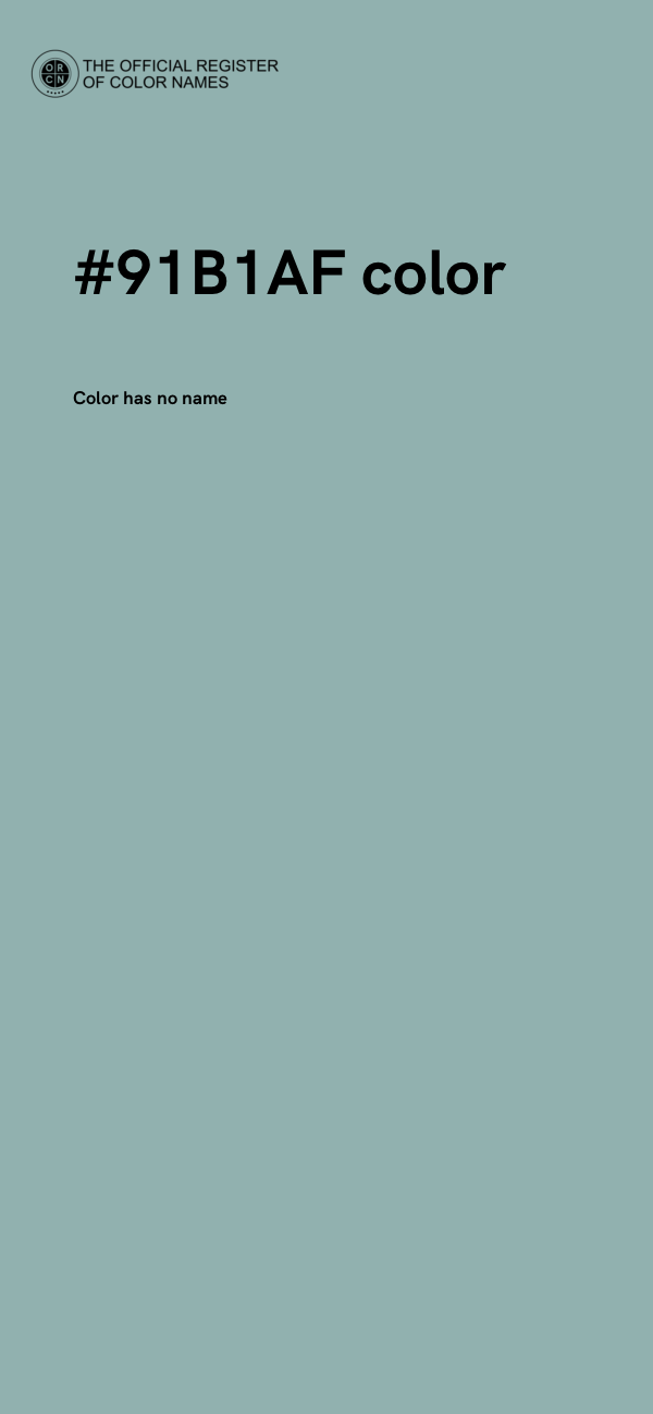 #91B1AF color image