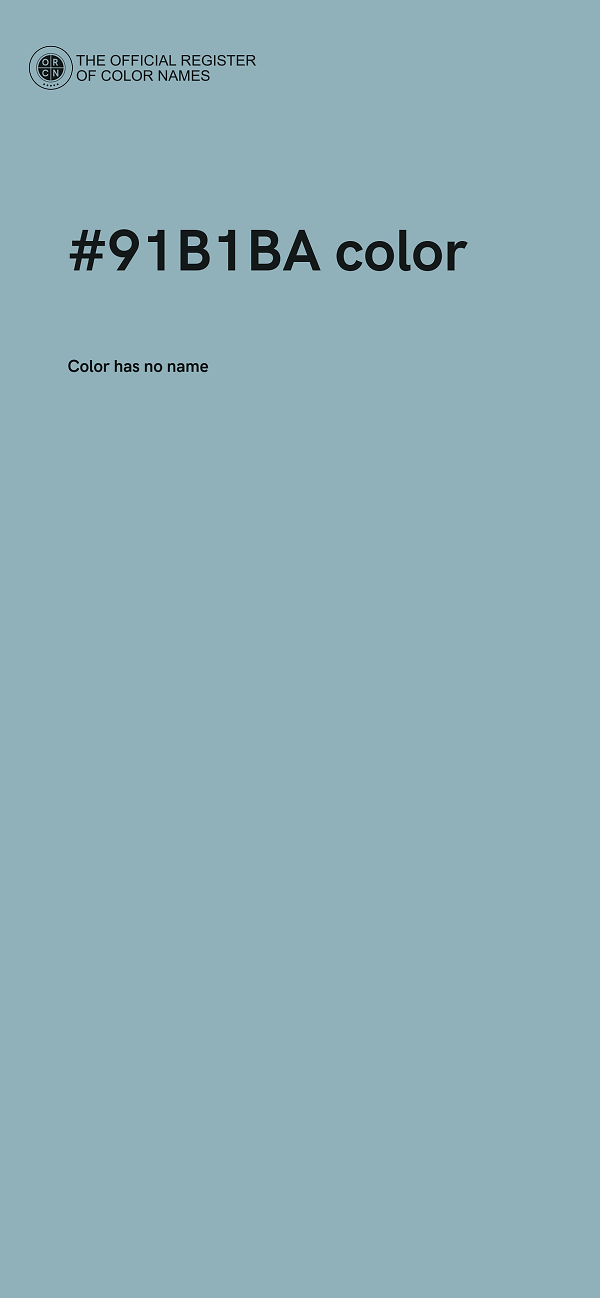 #91B1BA color image