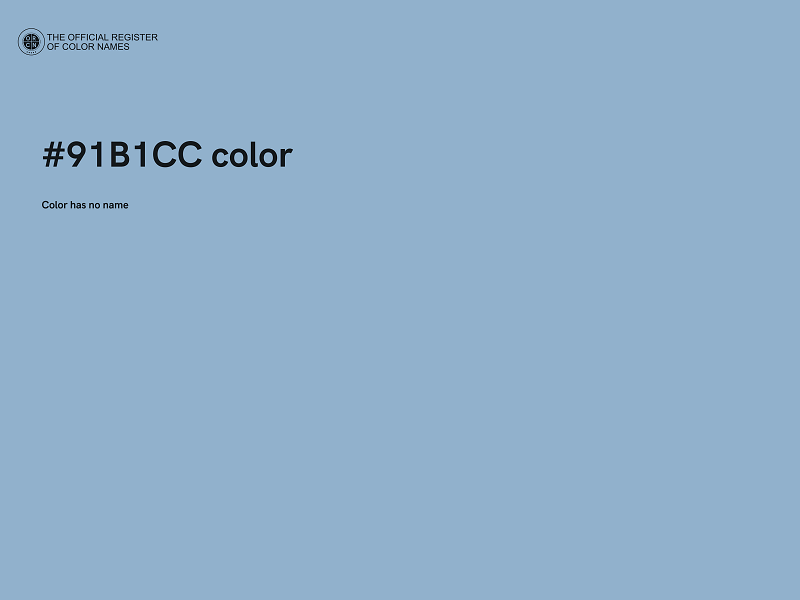 #91B1CC color image