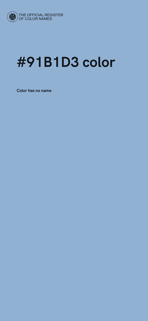 #91B1D3 color image