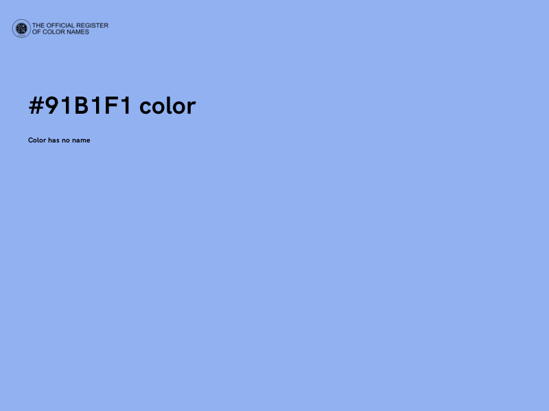 #91B1F1 color image