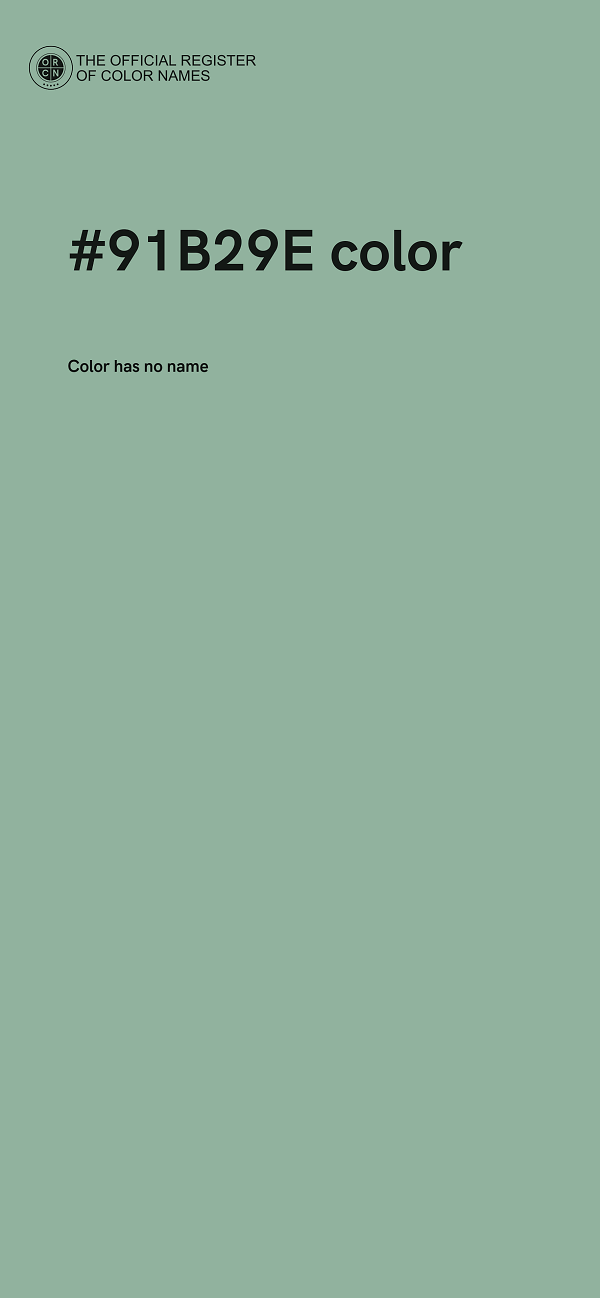 #91B29E color image