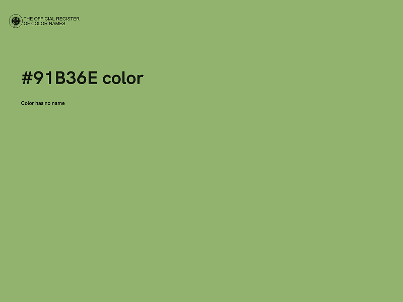 #91B36E color image