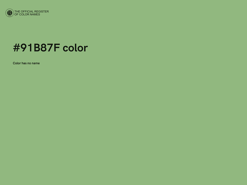 #91B87F color image