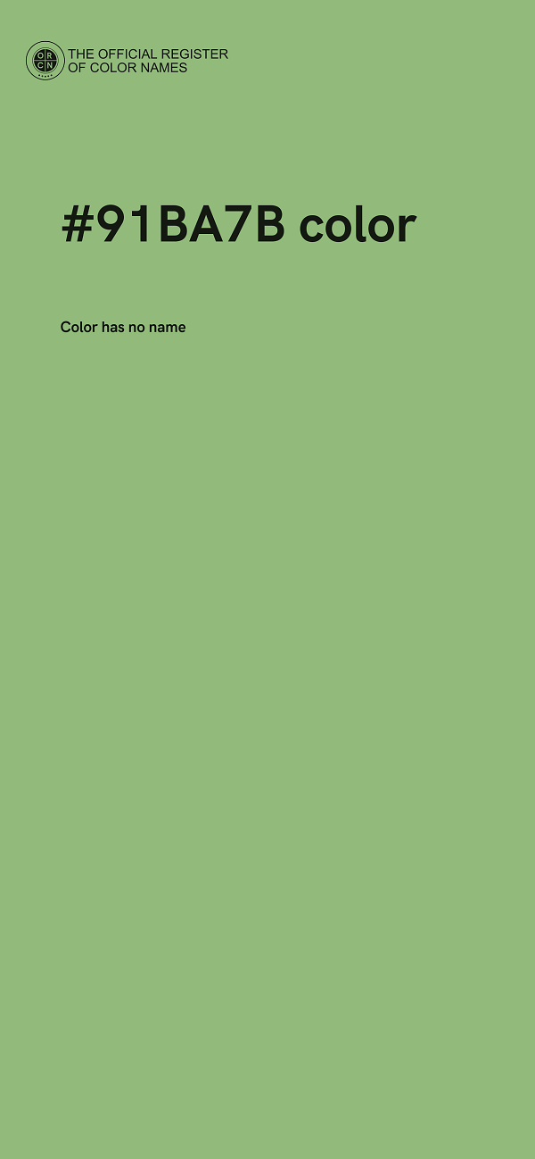 #91BA7B color image