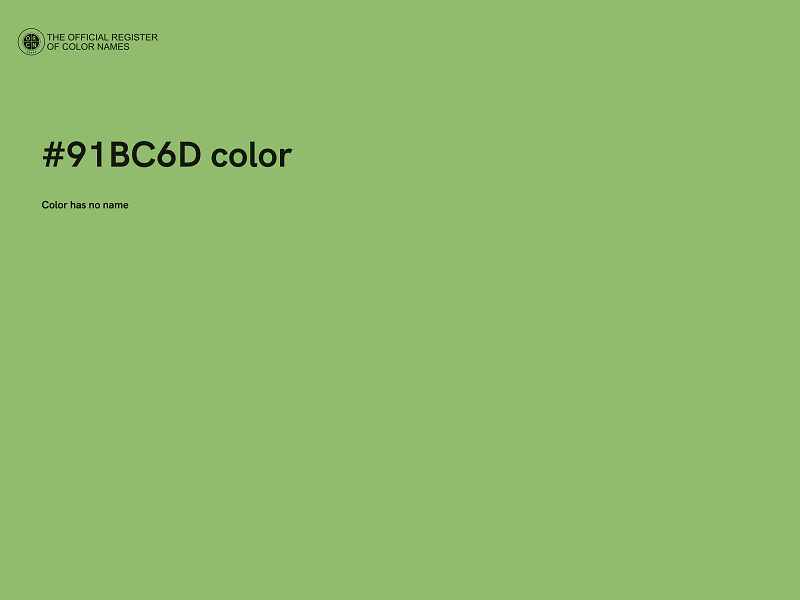 #91BC6D color image