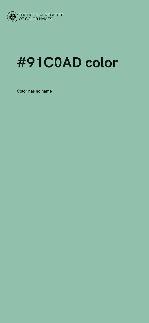 #91C0AD color image