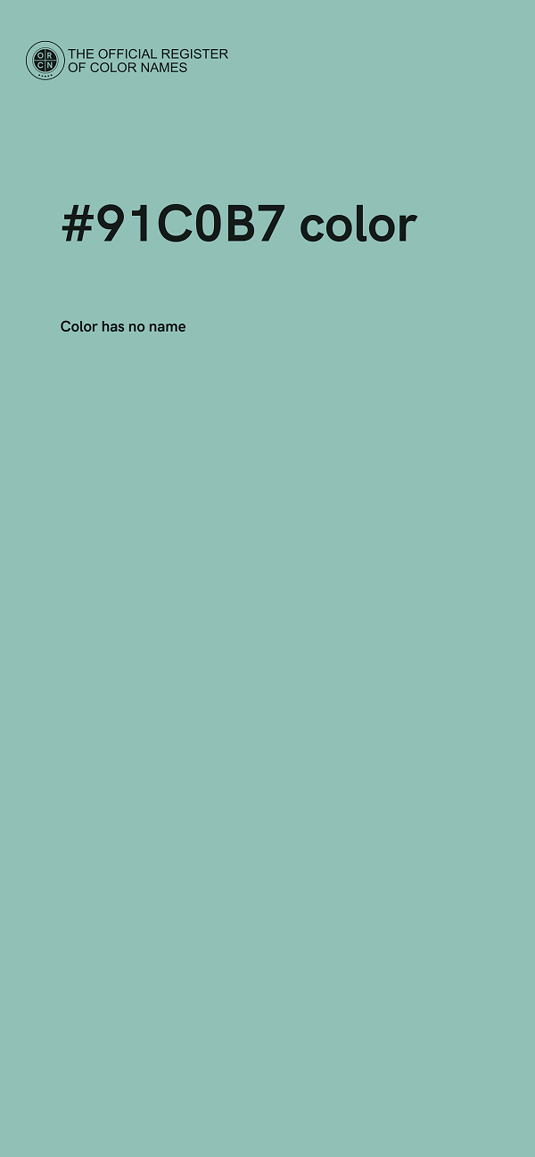 #91C0B7 color image
