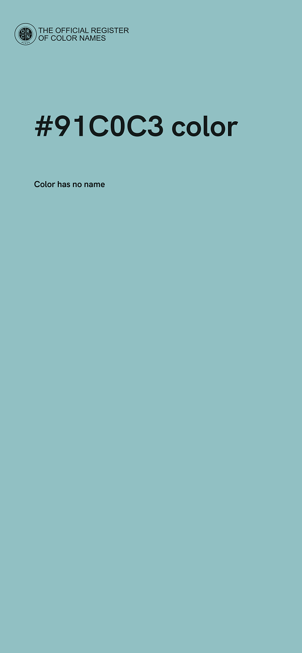 #91C0C3 color image
