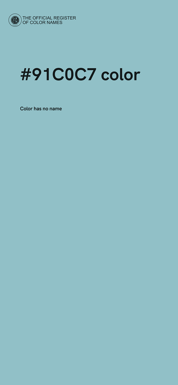 #91C0C7 color image