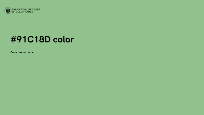 #91C18D color image